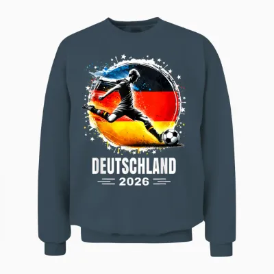 Deutschland Spieler 2026 Deutschland Shirt Herren Damen Fans Unisex Sweatshirt - Dark Heather