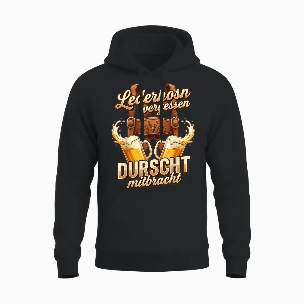 Passend Für Oktoberfest Shirt Herren Trachtenshirt Trachten Unisex Hoodie in Black
