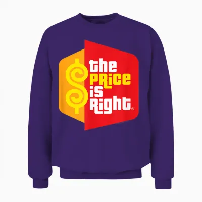 Price Is Right - Original Logo Unisex Sweatshirt - Purple