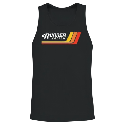 4runner Nation Vintage Racing Stripes Christmas Pr Unisex Tank Top - Black