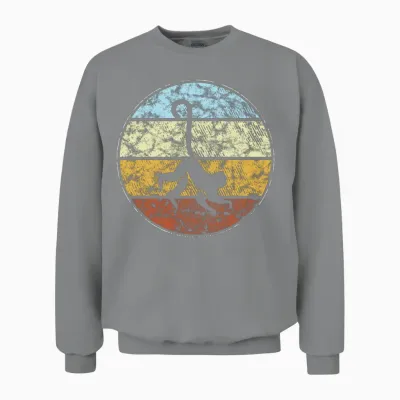 Monkey Retro Unisex Sweatshirt - Sport Grey