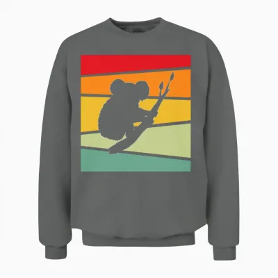 Koala Retro Unisex Sweatshirt - Graphite Heather