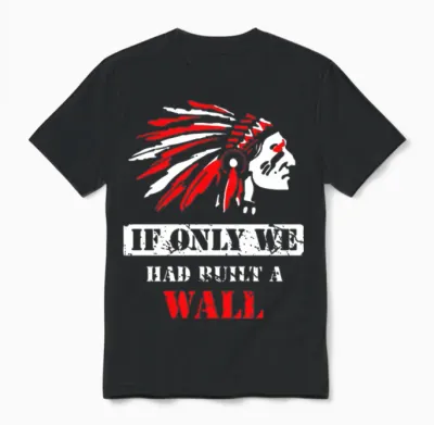 Native American 1492 Proudly in Columbus Day Unisex T-Shirt - Black