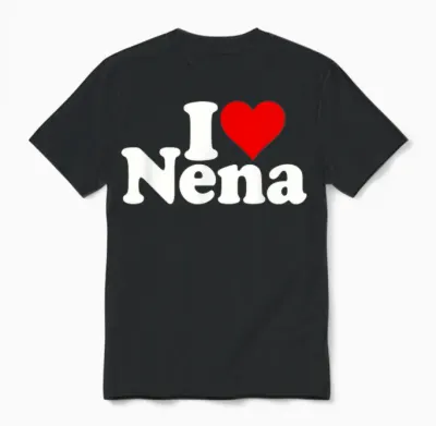 Ich Liebe Herz Nena Unisex T-Shirt - Black