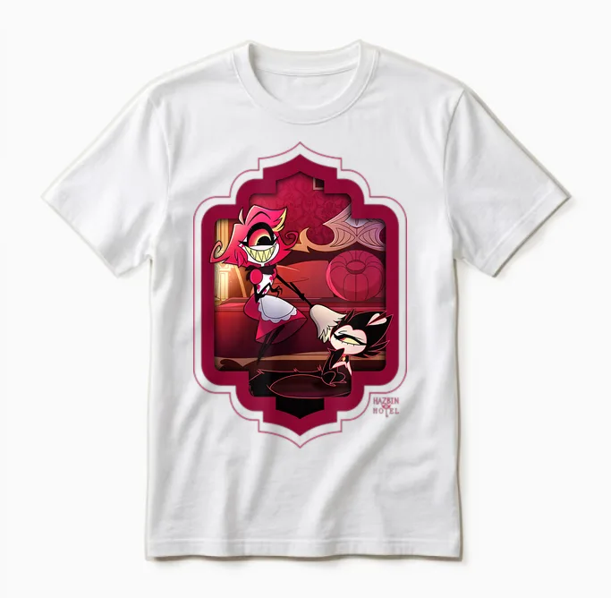 Hazbin Hotel - Niffty Unisex T-Shirt in White