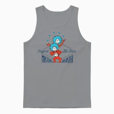 The Cat in the Hat Master of Disaster Officially Licensed Unisex Tank Top - Sport Grey