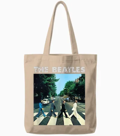 The Beatles - Abbey Road Tote Bags - Natural