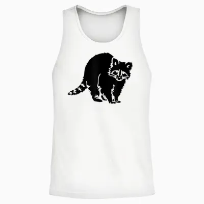 Waschbär Waschbären Männer Frauen Kinder Tier Unisex Tank Top - White
