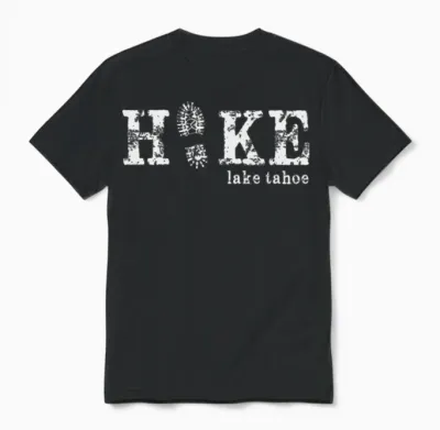 Hike Lake Tahoe Unisex T-Shirt - Black