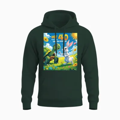 Mit 40 Fangt Das Leben Unisex Hoodie - Forest