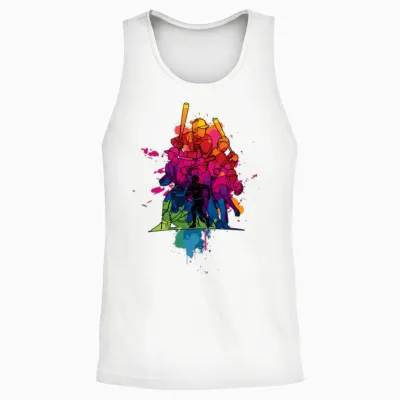 Baseball Catcher Pitcher Batter Tees for Youth Unisex Tank Top - White