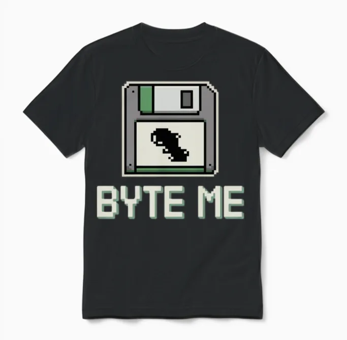 Retro Computing Fans Vintage Computers Old-School Unisex T-Shirt in Black