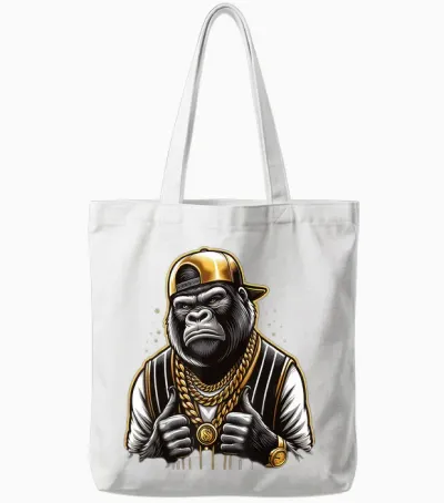 Kostüm Rapper Kinder T-Shirt, Black Tote Bags - White