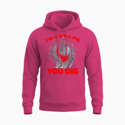 Porcupine Funny Unisex Hoodie - Heliconia