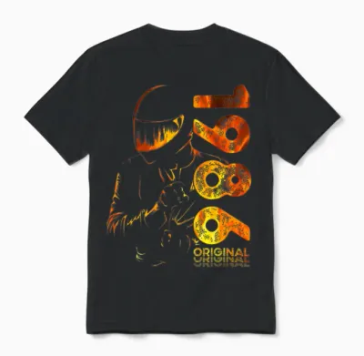 40e Anniversaire Homme Moto Motard Biker 1986 Unisex T-Shirt - Black