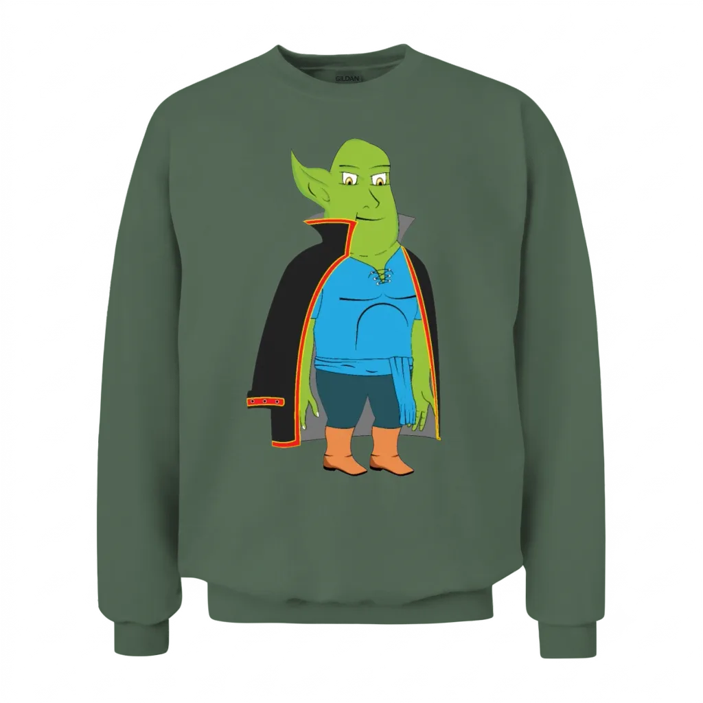 Unisex Contrast Unisex Sweatshirt - Military Green