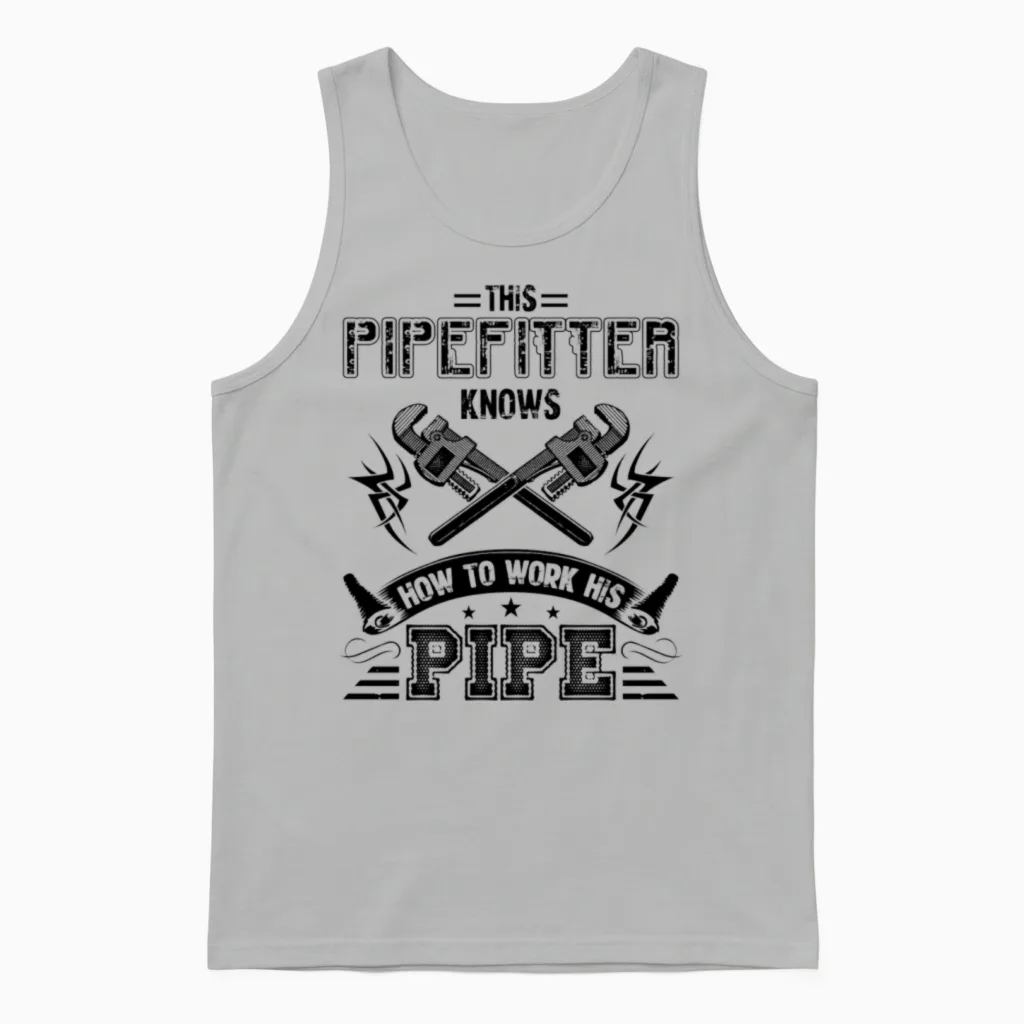 This Pipefitter Knows Unisex Tank Top - Ash