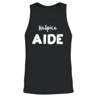 Hospice Aide - Nurse Nurses Unisex Tank Top - Black – 2