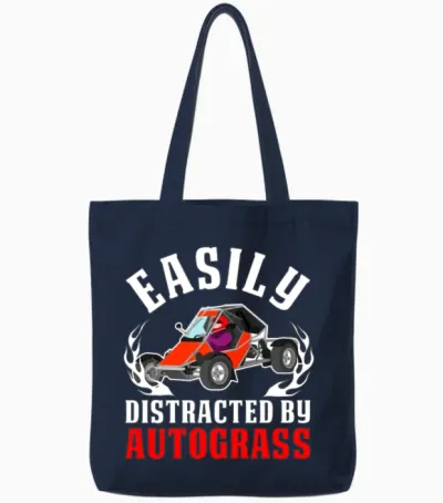 Retro Tote Bags - Navy