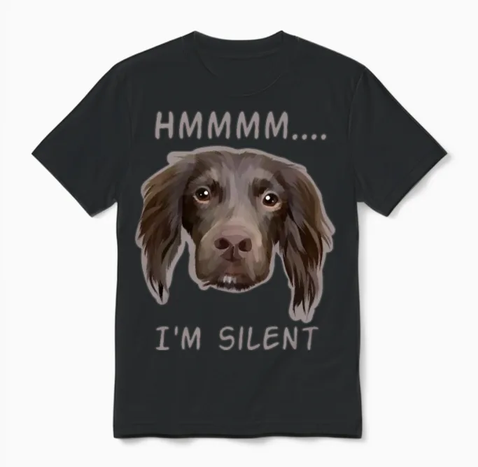 Hungry Dogs Dog Lovers Gift Unisex T-Shirt in Black