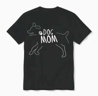 Dog - Dog Mom Mistress Unisex T-Shirt - Black