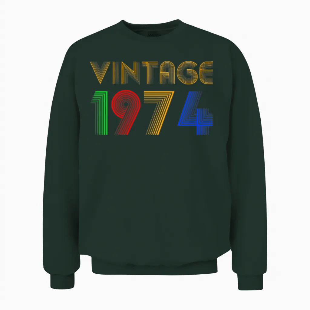 1973 Birthday Unisex Sweatshirt in Forest
