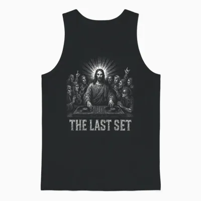 Techno House Electro Minimal Goa Psy Trance Acid Rave Dnb Unisex Tank Top - Black