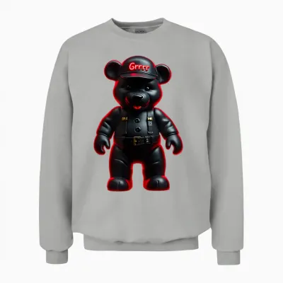 I Love Bears! Fun, Funny, Bold, Ox, Sexy, Gay, Teddy Unisex Sweatshirt - Ash