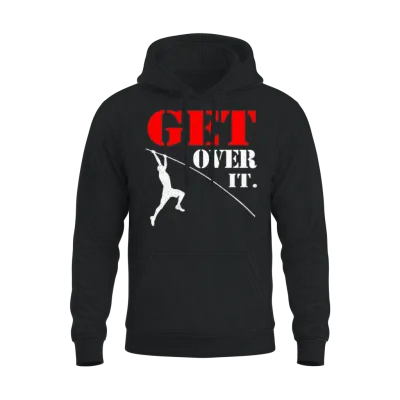 Pole Vault Unisex Hoodie - Black