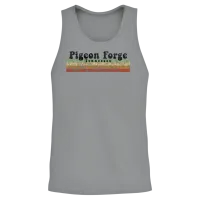 1980s Style Pigeon Forge Tennessee Unisex Tank Top - Sport Grey – 2