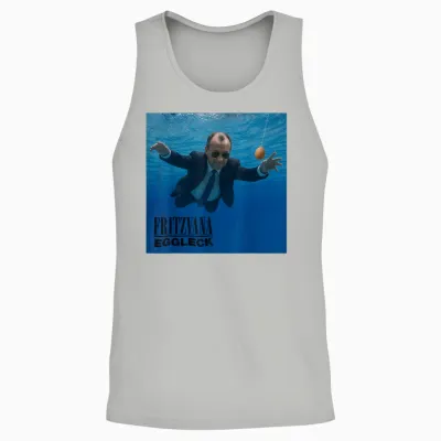 Fritze Merz Retro Meme Cover Eggleck Politik Kanzler Satire Unisex Tank Top - Ash