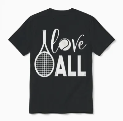 Love Ball Funny Unisex T-Shirt - Black