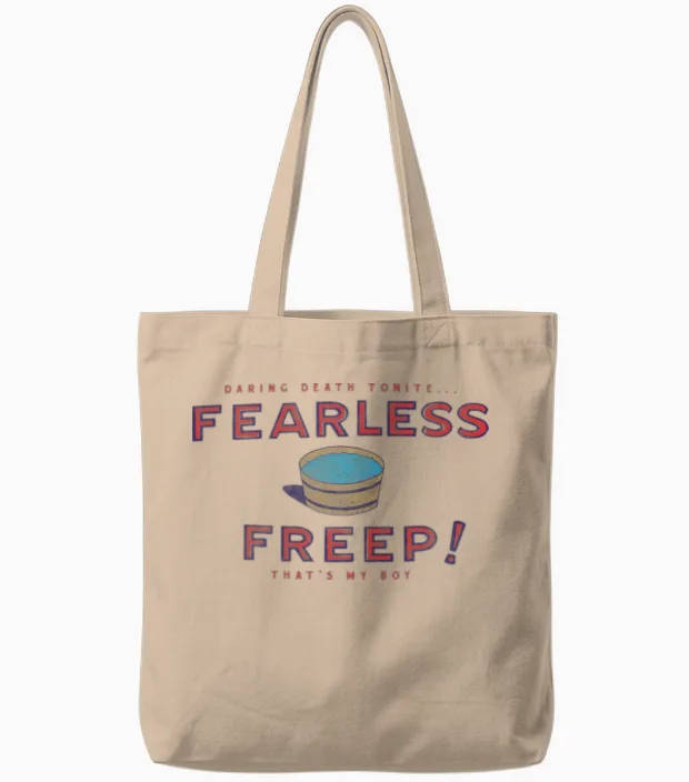 Fearless Freep Tote Bags - Natural
