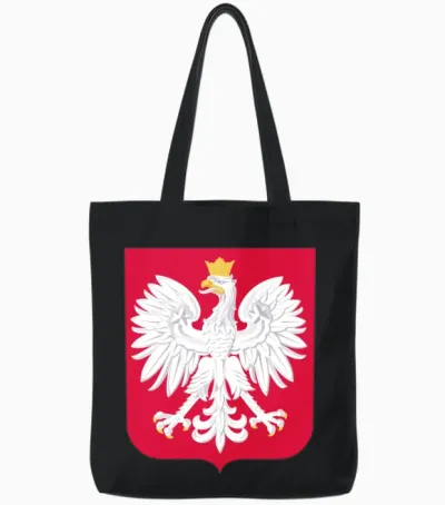 Poland Tote Bags - Black