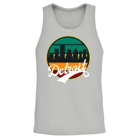 Retro Detroit Unisex Tank Top - Ash – 2