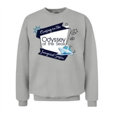 Odyssey of the Seas Cruising Inaugural Season Unisex Sweatshirt - Ash