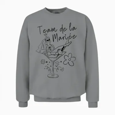 Bride Team Surprise for a Team Bride Unisex Sweatshirt - Sport Grey