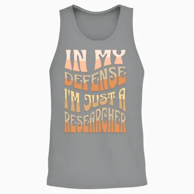 Funny Researcher Unisex Tank Top - Sport Grey