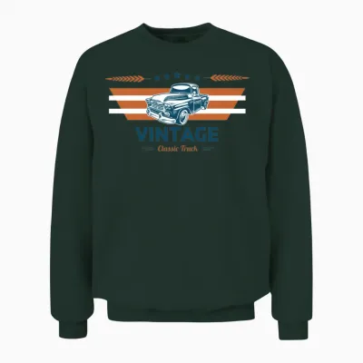 Vintage Classic Truck Community Unisex Sweatshirt - Forest