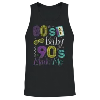 80s Retro 1980s Clothes Unisex Tank Top - Black – 2