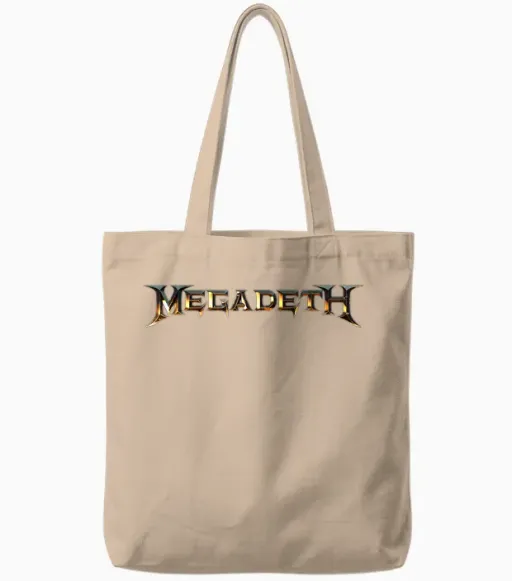 Megadeth - Tstdatd-Logo Tote Bags in Natural