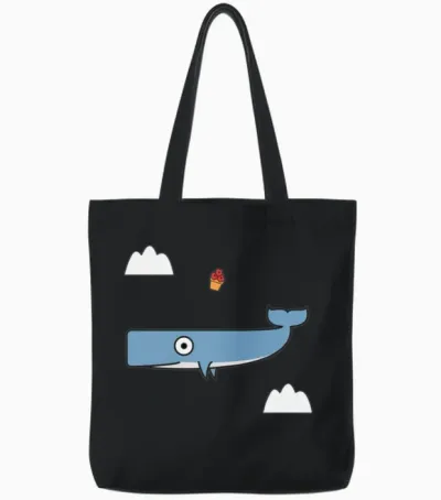 The Hitchhiker's Guide to the Galaxy Tote Bags - Black