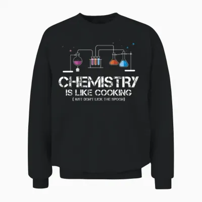 Chemistry Cooking Unisex Sweatshirt - Black