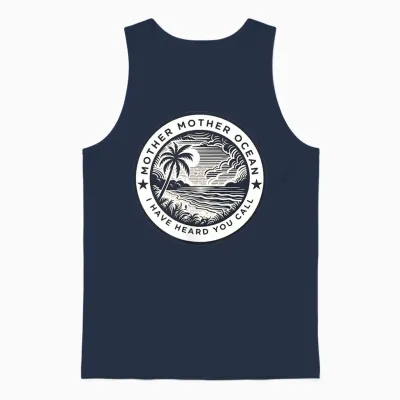 Mother Mother Ocean I Have Heard You Call (2 Side ) Unisex Tank Top - Navy