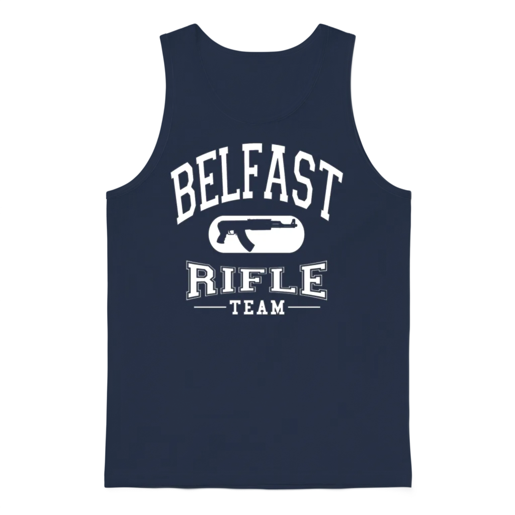 Belfast Rifle Team Unisex Tank Top - Navy