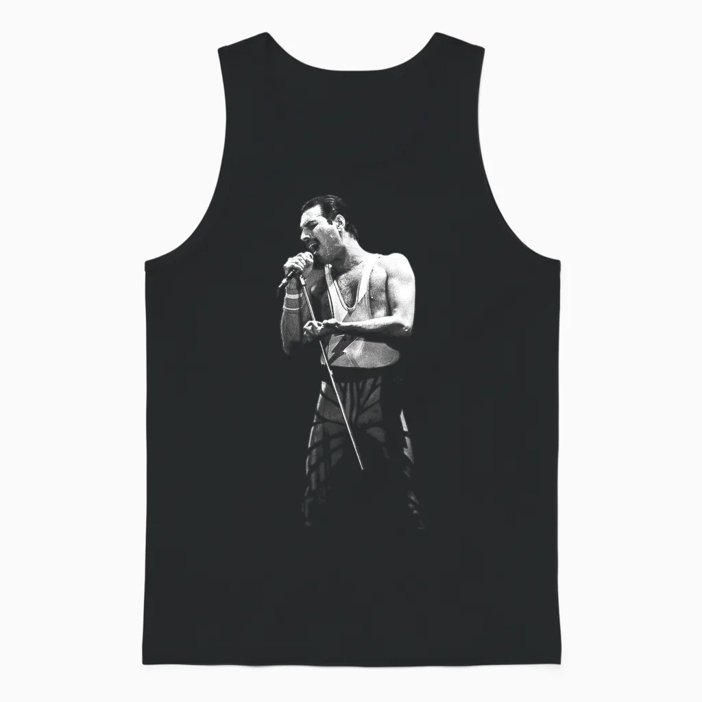 Visite Live the Works De Freddie Mercury Queen Au Nec Arena Unisex Tank Top in Black