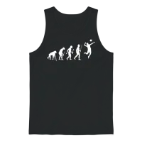 Volleyball - Volleyball Evolution Unisex Tank Top - Black – 1