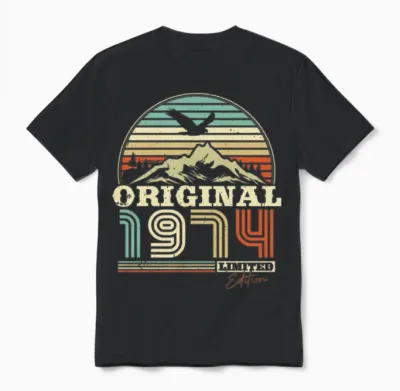 1974 Limited Edition Unisex T-Shirt - Black