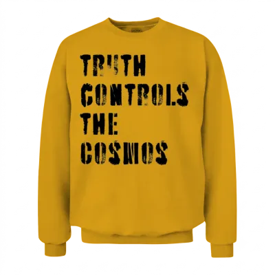 Truth Controls the Cosmos Unisex Sweatshirt - Gold