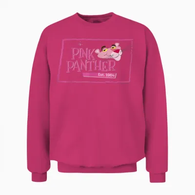 Portrait Logo Pink Panther Unisex Sweatshirt - Heliconia